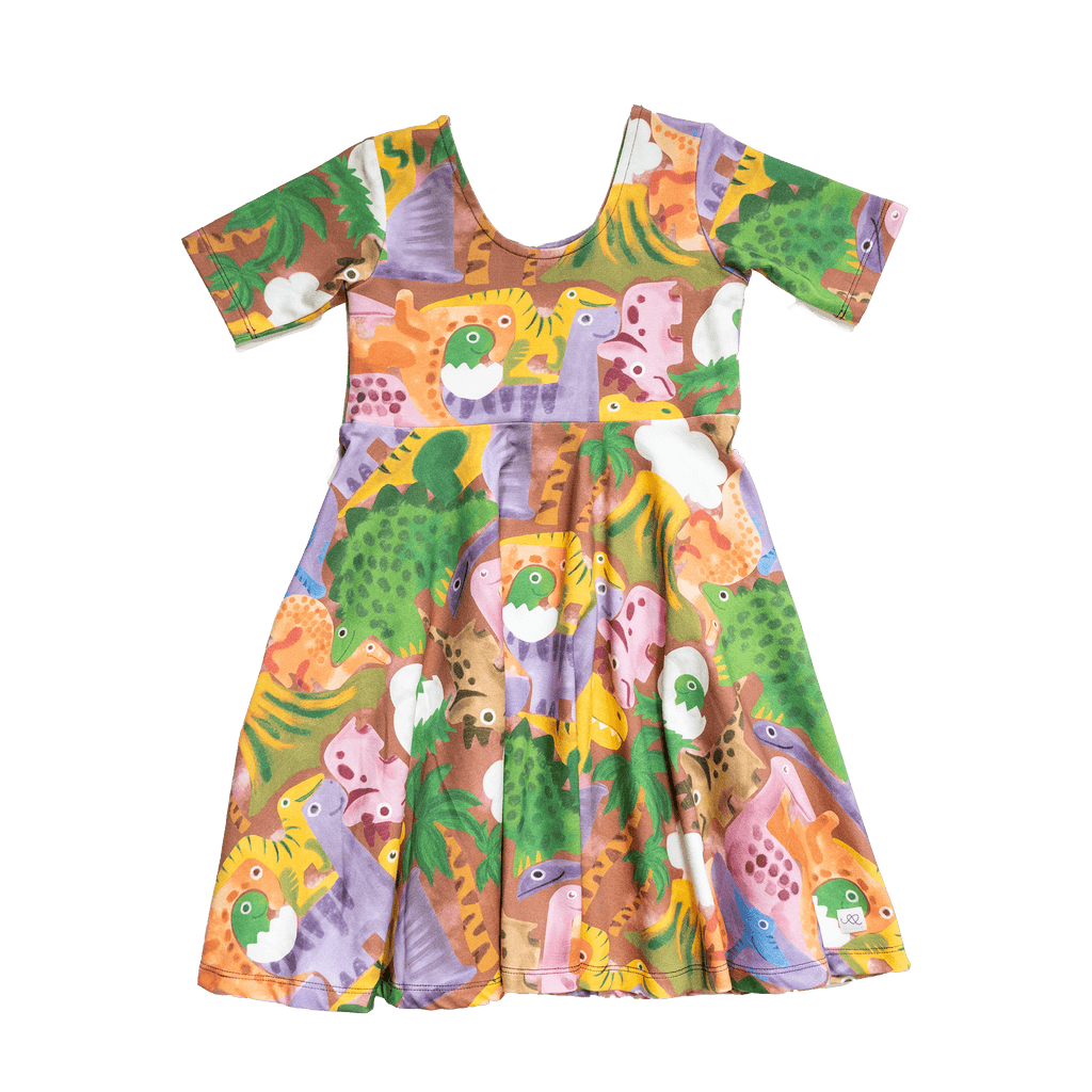 Anise & Ava's exclusive gender neutral artwork designed and made for all siblings boys & girls. Our best selling dress has deep pockets to hold all the treasures along the way. 
