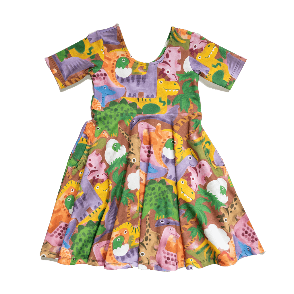 Anise & Ava's exclusive gender neutral artwork designed and made for all siblings boys & girls. Our best selling dress has deep pockets to hold all the treasures along the way. 