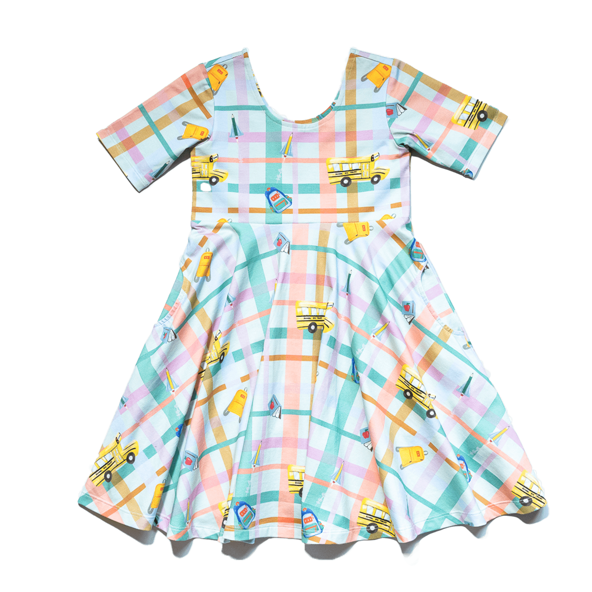 white bridal mini dress Miss Americana Flutter Sleeve Twirl Dress 3T