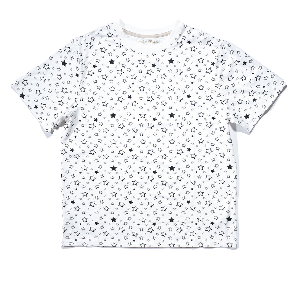 Starry Men's tee front, daddy & me matching tees. 