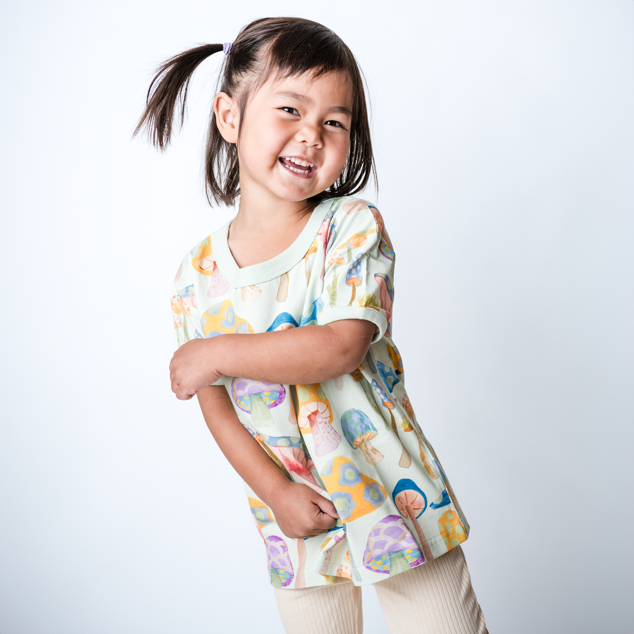 Anise & Ava's Casey tee for babies & kids, designed with love in an exclusive hand drawn gender neutral art, made to match siblings styles.