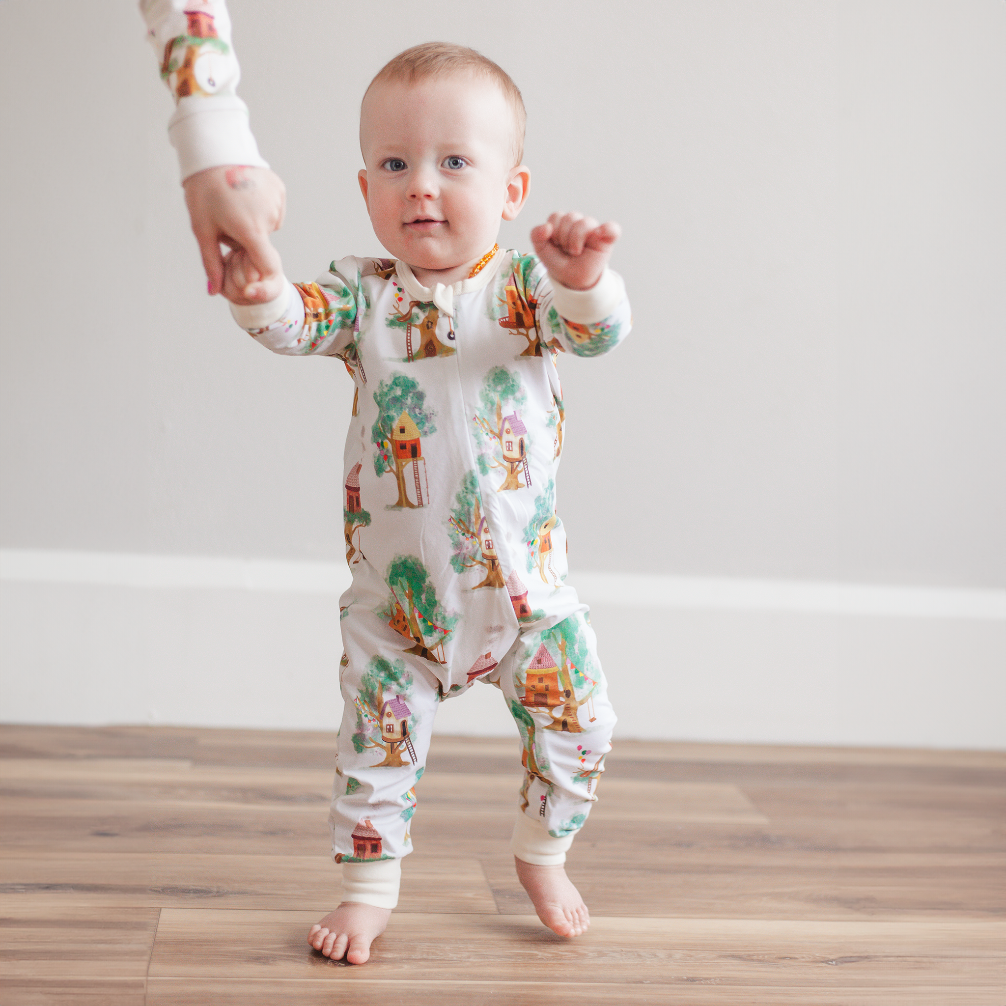 Parker baby zip long john | Treehouse | anise & ava