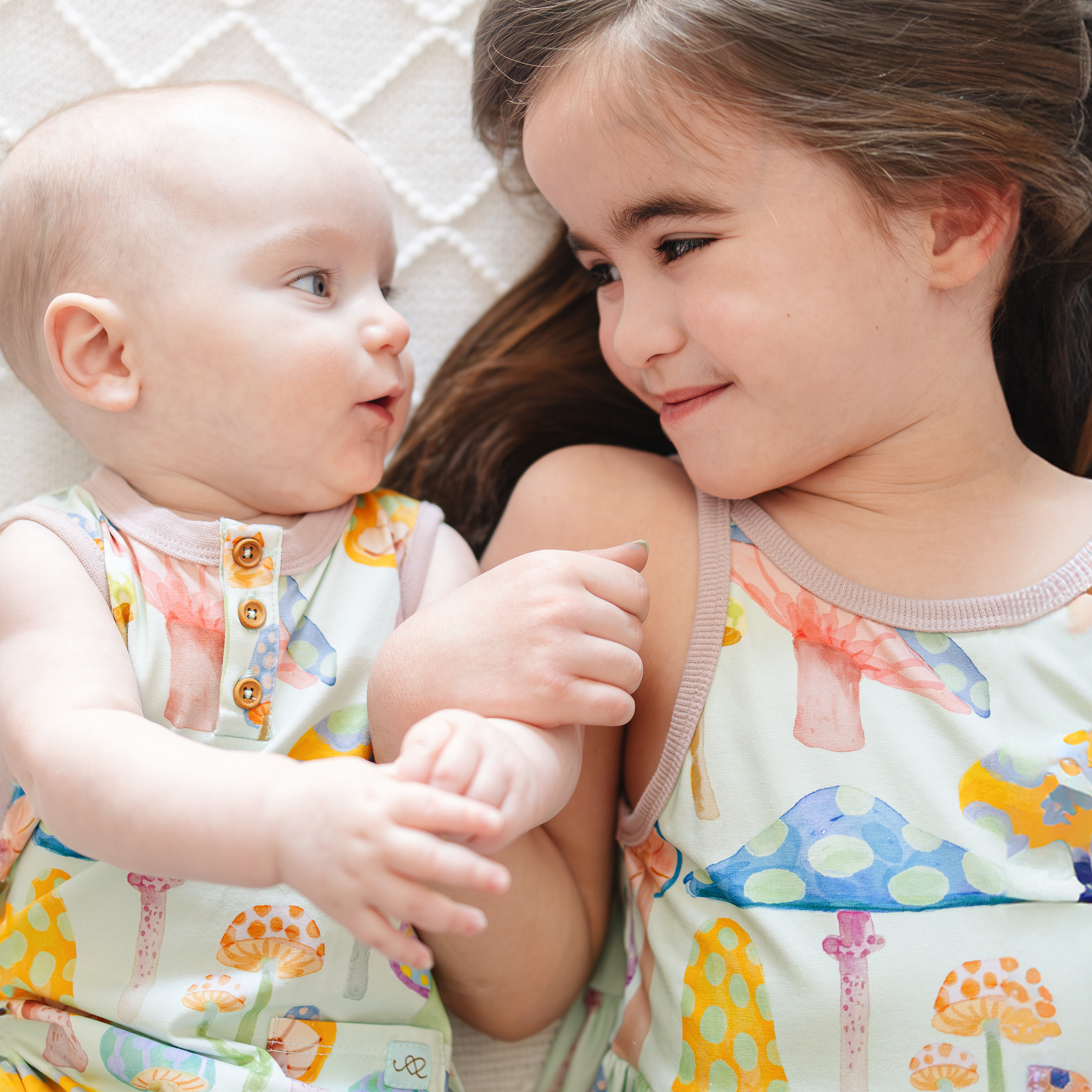 Sage Kids' Dress | Spring Garden