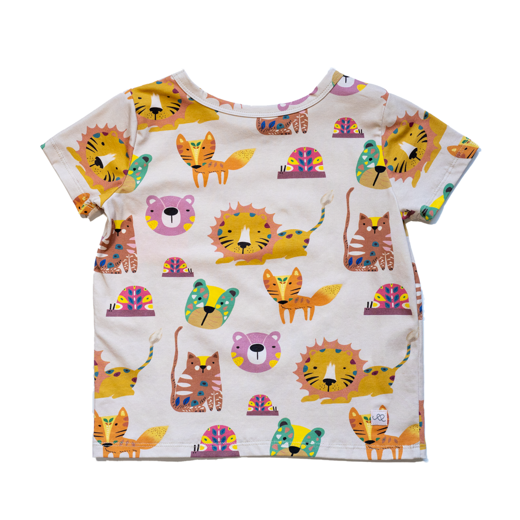 Anise & Ava's genderless tee for babies & kids. Designed and made with exclusive hand drawn print in house to match all babies & siblings in different styles. 