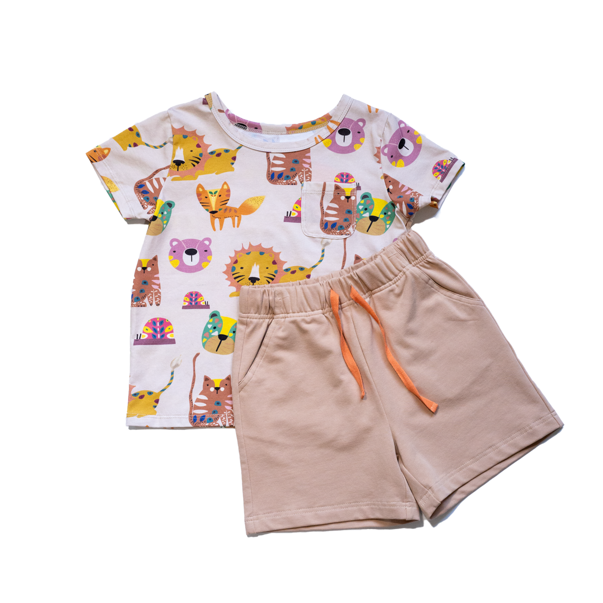 Anise & Ava's genderless tee for babies & kids. Designed and made with exclusive hand drawn print in house to match all babies & siblings in different styles. 