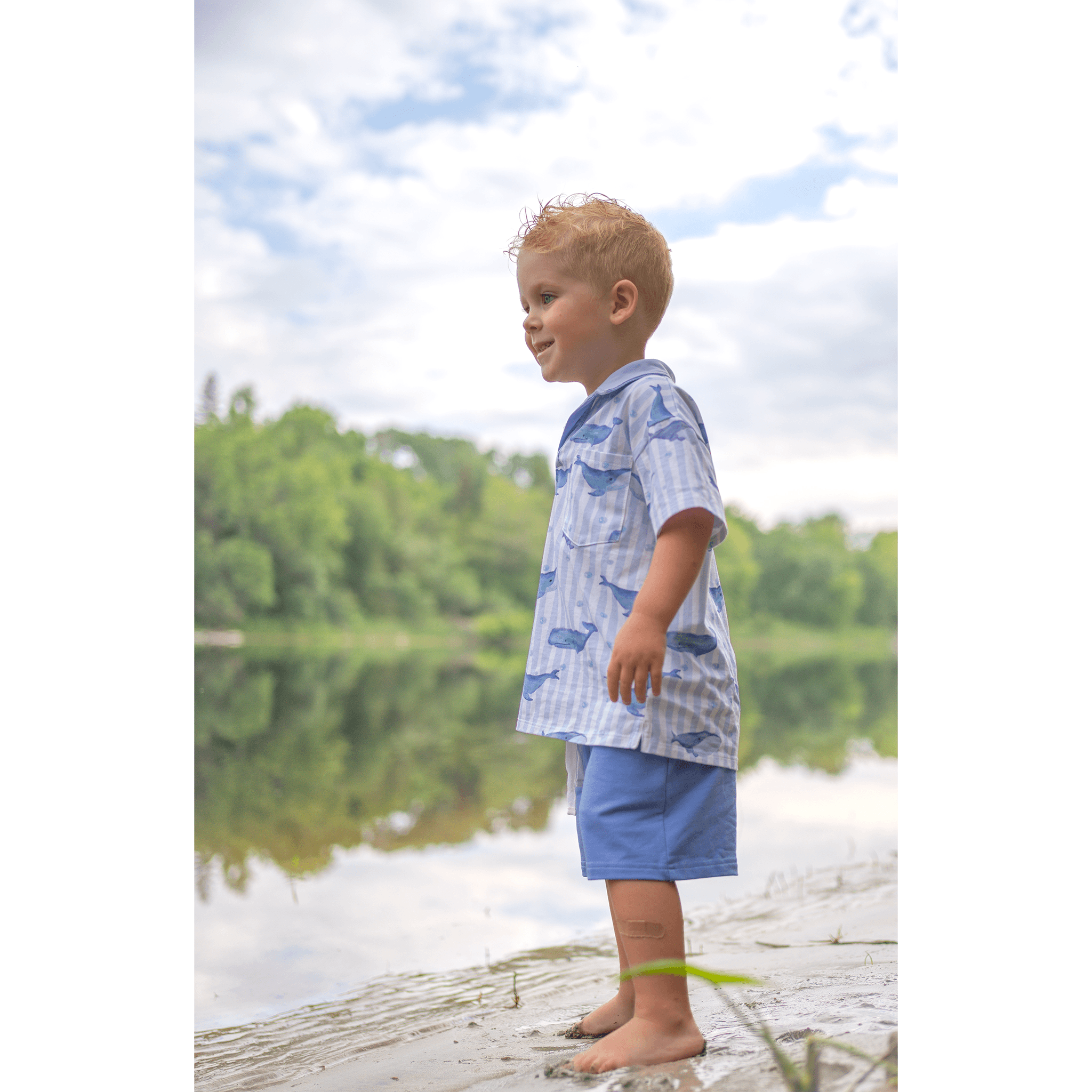 Anise & Ava genderless stretch cotton terry shorts in Stone color. Made for all boys & girls with a longer inseam for tumbling all day long. Shorts available for babies to 7/8 year old. 