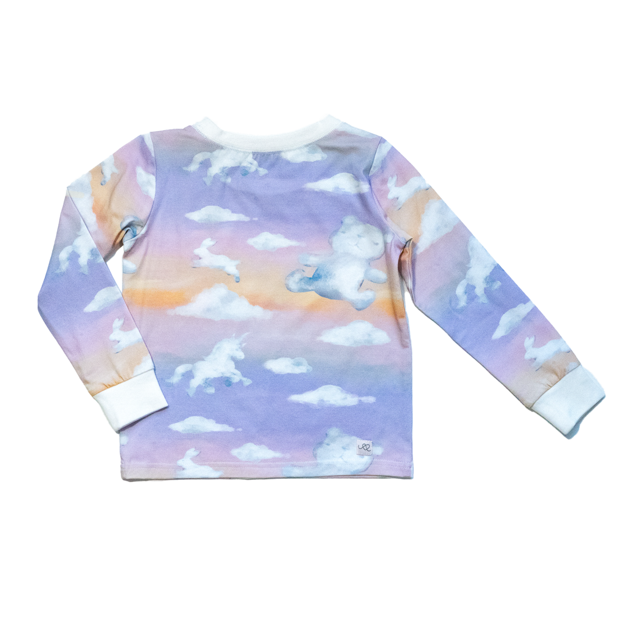 Anise & Ava Dreamy Ombre pajamas set, designed and made with exclusive hand drawn artwork, made to match with baby siblings' styles as well as other kids' styles. 