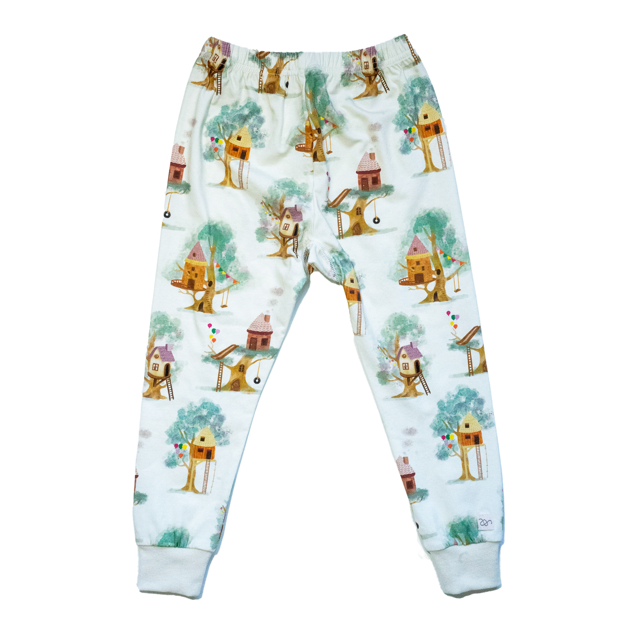 Anise & Ava's 2 pieces pajamas made in genderless exclusive hand drawn artwork, designed and made to match baby siblings' styles.