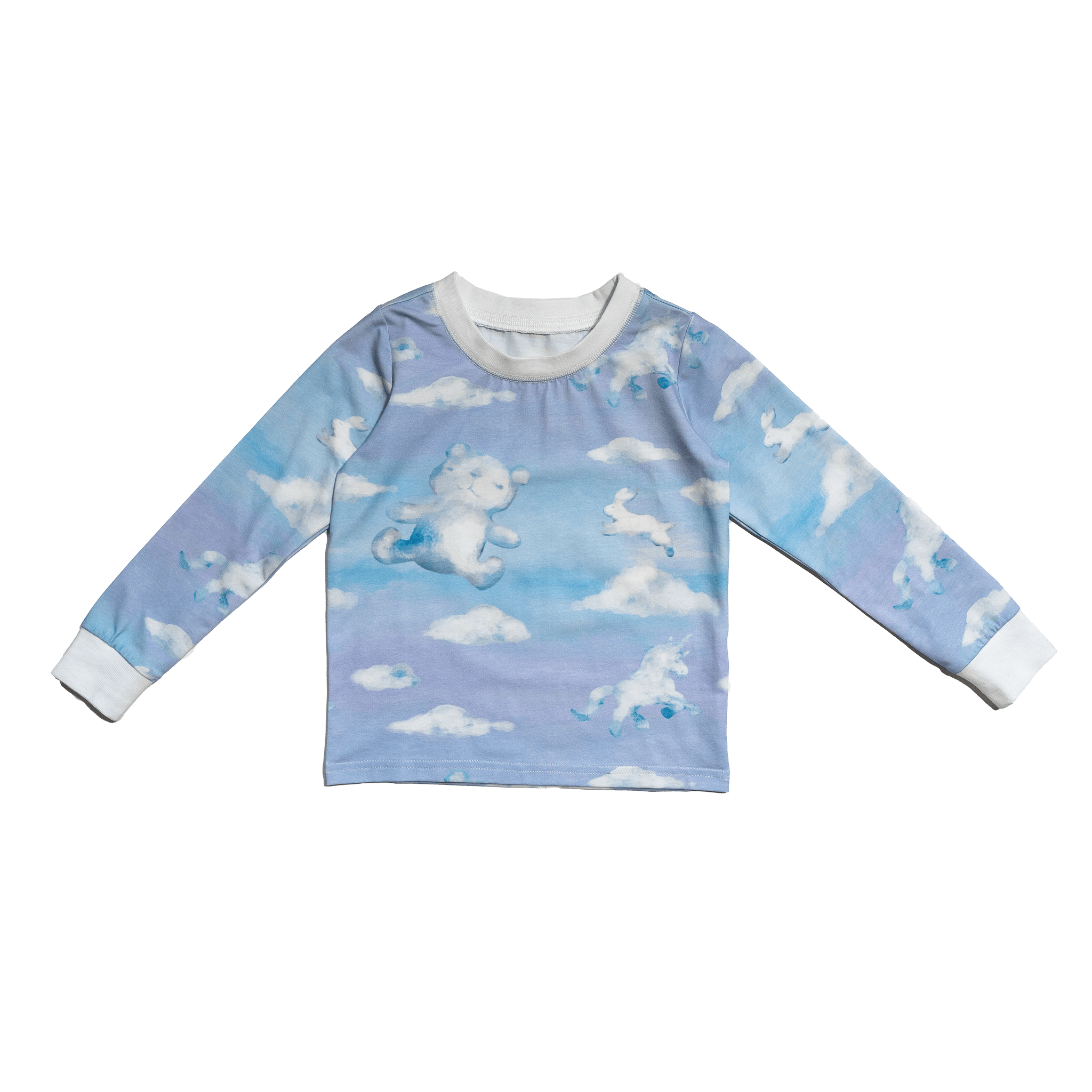 Anise & Ava's exclusive hand drawn art eco friendly printed onto 2 ps lounge pjs set for kids. This season we have the dreamiest print available in extended size up size 9/10 for both boys & girls. Made to match baby sibling's one piece. 