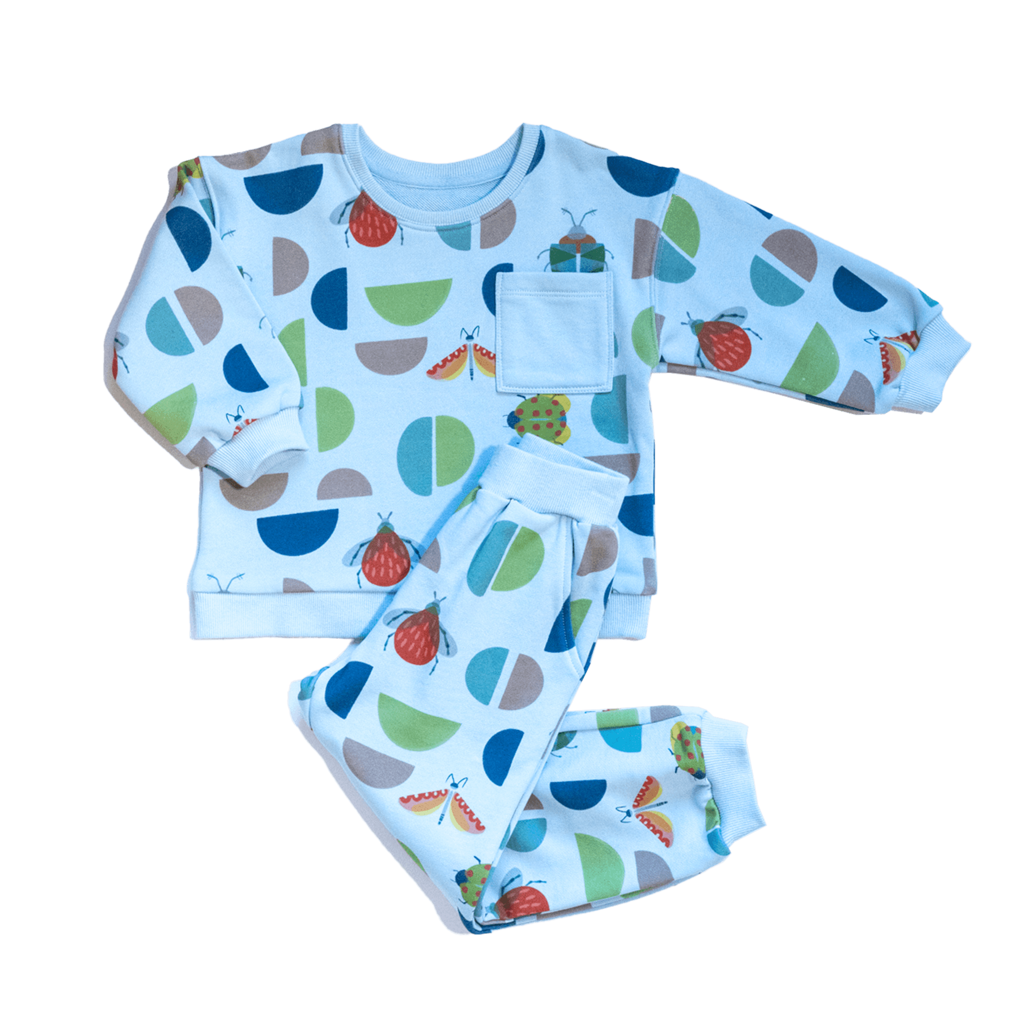 Anise & Ava's Cotton Terry sweatshirt designed and made in our hand drawn exclusive print that's gender neutral and loved by many kids and siblings for both boys and girls. The sweatshirt also comes with a pocket to put all the found treasures. 