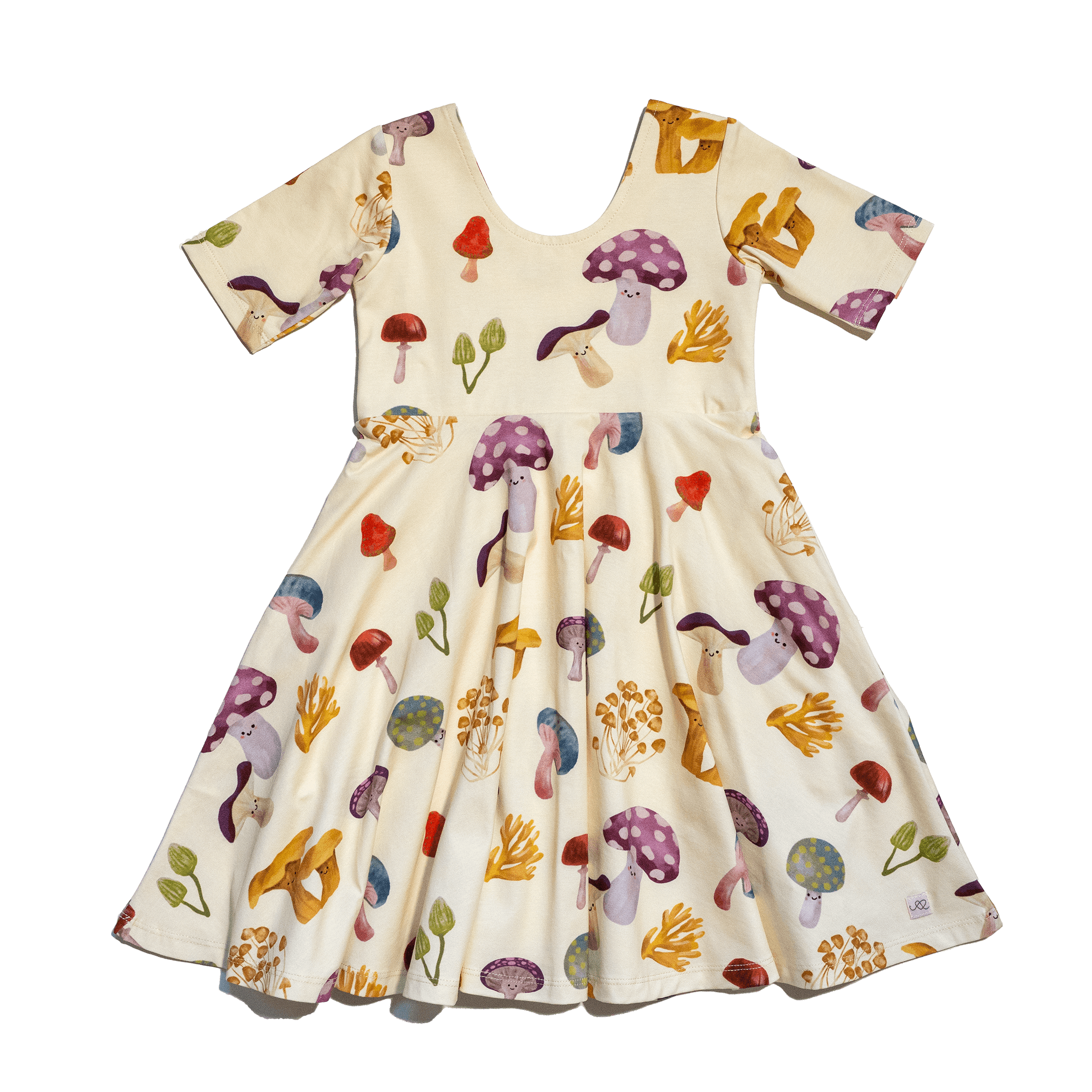 Anise & Ava's best selling twirl play dress with deep pockets. Designed and made to match sibling's styles with our hand drawn exclusive prints that are ecofriendly printed onto our soft cotton. 