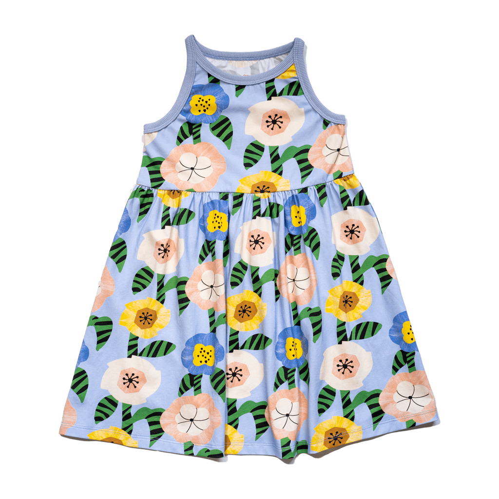 Anise & Ava's brand new summer dress, designed and made in an exclusive hand drawn art, specializing artistic florals matching babies and kids siblings' styles. 