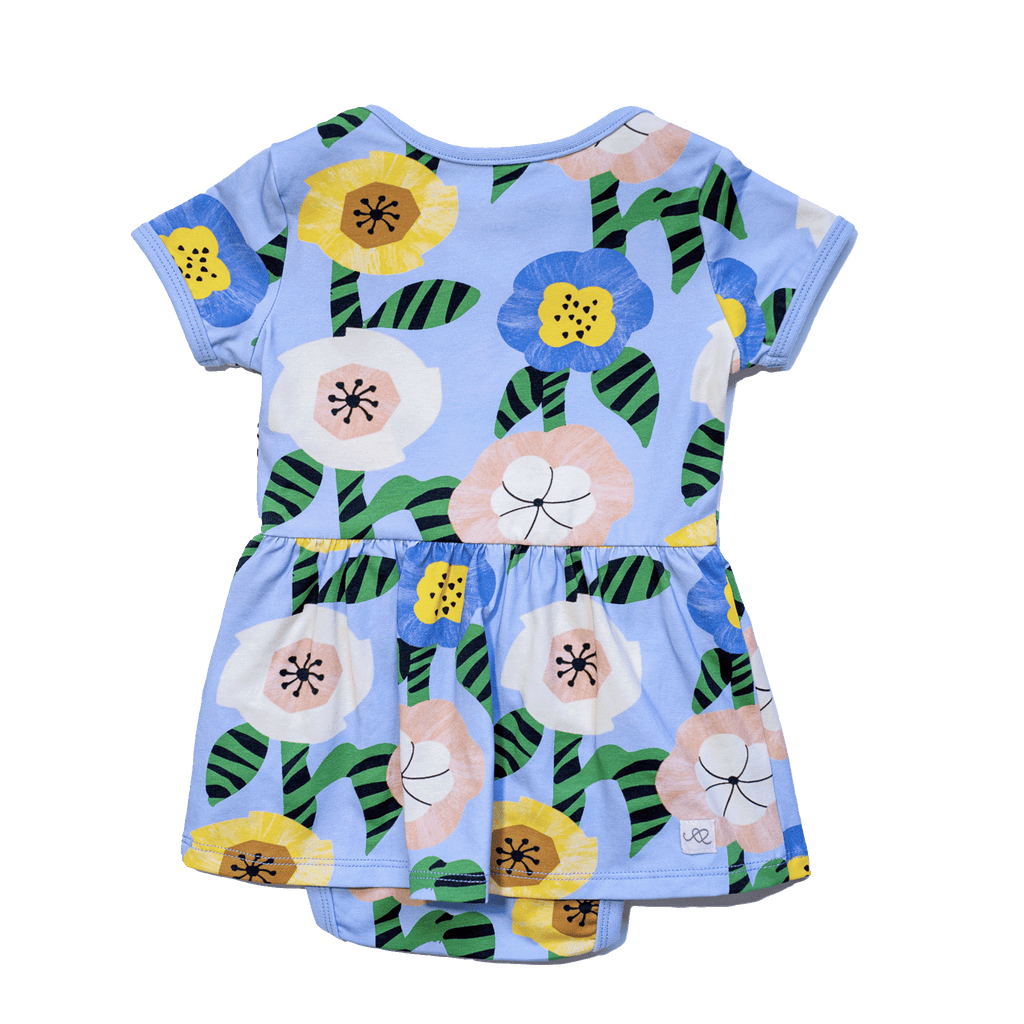 Anise & Ava's best selling baby dress in an original exclusive hand drawn print, designed and made to match siblings' styles. 