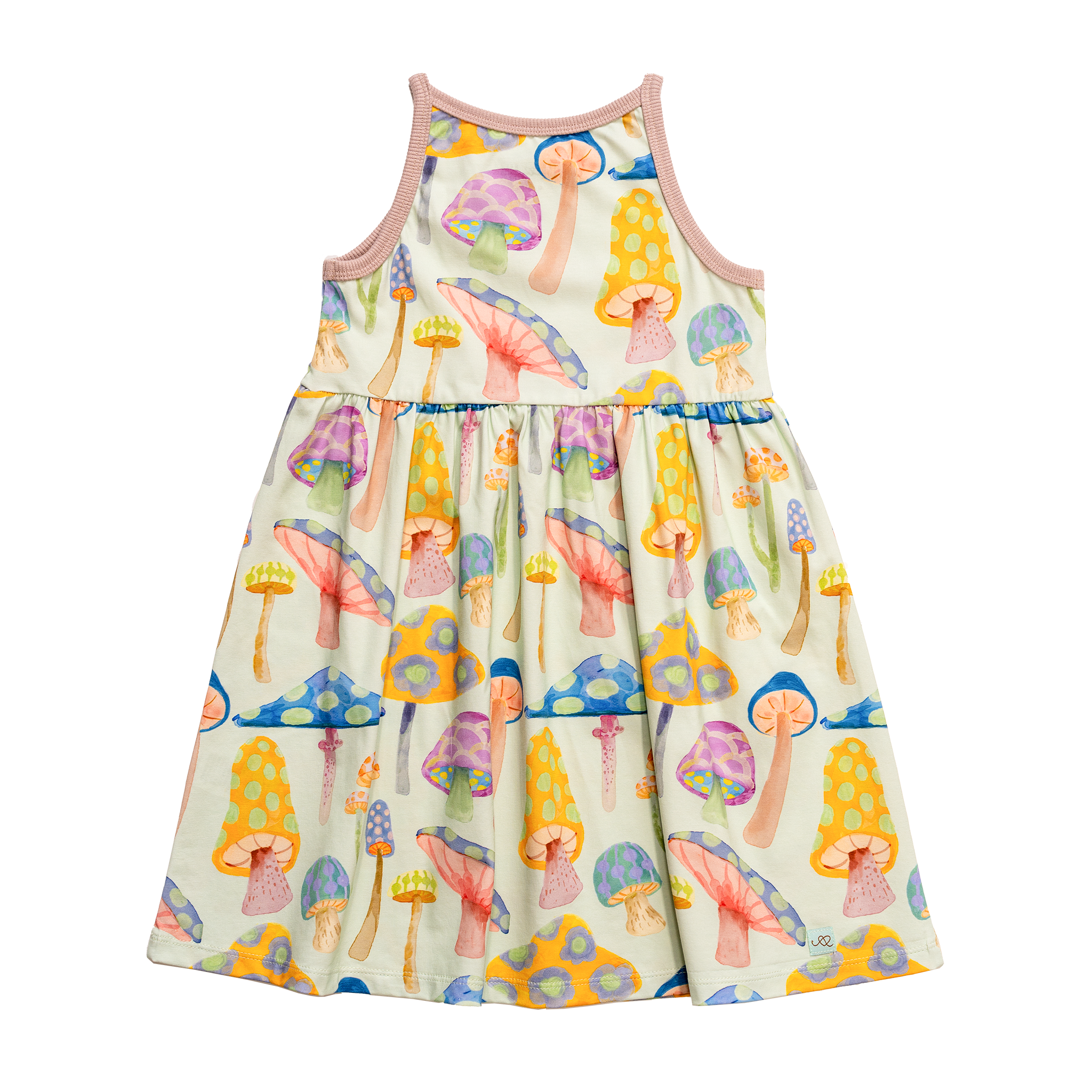 Sage Kids' Dress | Spring Garden