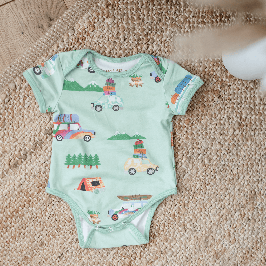 Anise & Ava gender neutral colorful hand drawn art eco friendly printed onto our luxury cotton for your babies. Made to match with siblings of all gender and ages. 