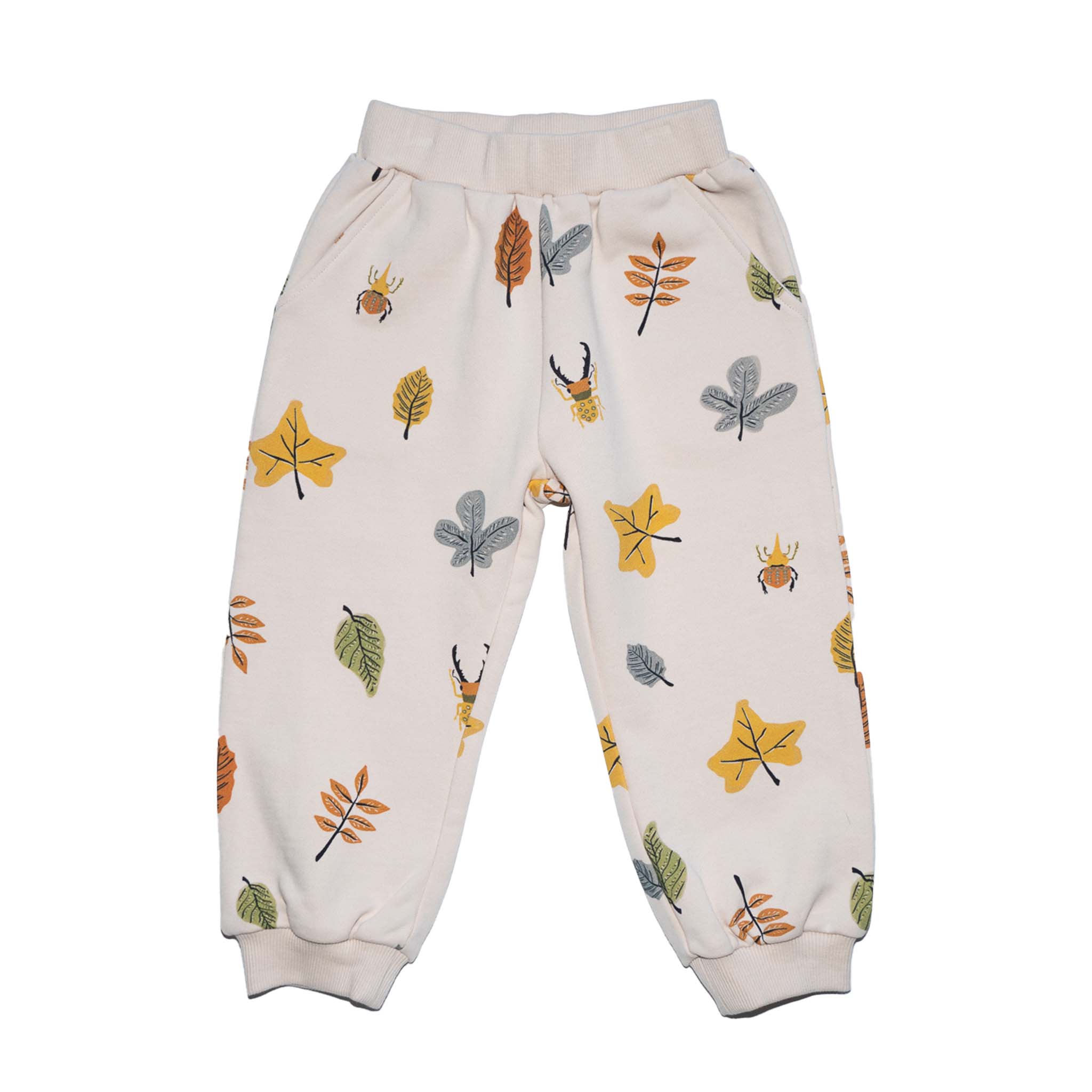 Anise & Ava gender neutral hand drawn art eco friendly printed onto cotton terry kids' pants with pockets. Made with love and made to match siblings. Bottom has a matching top also made with 2 pockets for all the treasures found along adventures. 