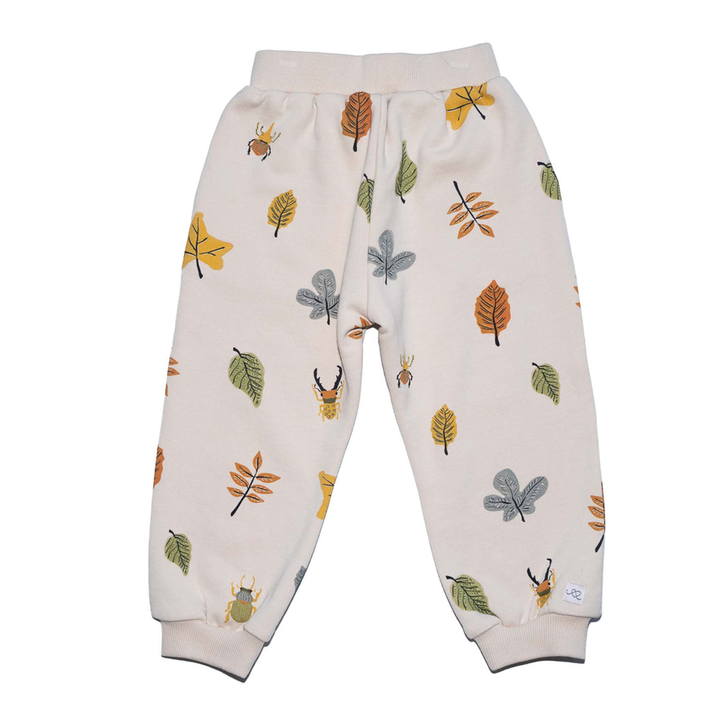 Anise & Ava gender neutral hand drawn art eco friendly printed onto cotton terry kids' pants with pockets. Made with love and made to match siblings. Bottom has a matching top also made with 2 pockets for all the treasures found along adventures. 