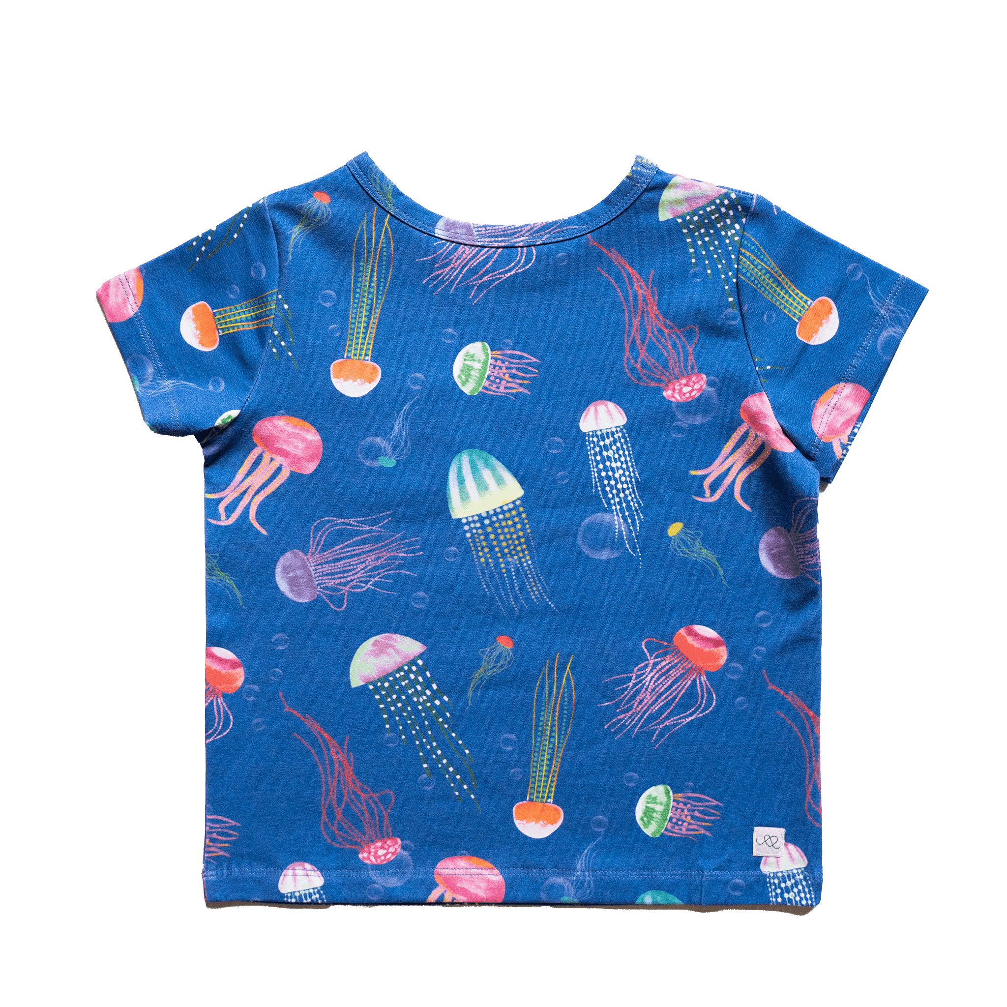 Anise & Ava genderless hand drawn exclusive artwork eco friendly printed on luxury cotton. Anise & Ava short sleeves pocket tee made to match with siblings' styles of baby romper, baby onesie, and kids' dresses or shorts. 