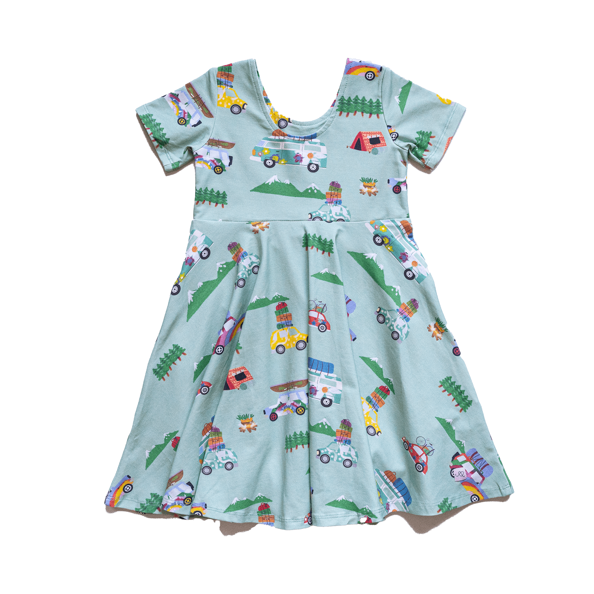 Anise & Ava genderless hand drawn exclusive artwork, eco friendly printed on luxury cotton. Anise & Ava short sleeves pocketed twirl full circle dress, designed to match with siblings' styles, baby onesies, body, and kids' tee and shorts. Anise & Ava genderless hand drawn exclusive artwork, eco friendly printed on luxury cotton. Anise & Ava short sleeves pocketed twirl full circle dress, designed to match with siblings' styles, baby onesies, body, and kids' tee and shorts. 
