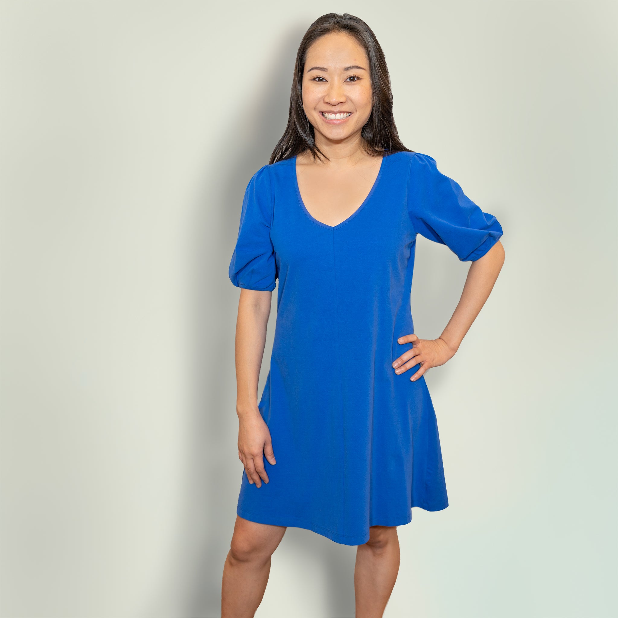 Emma dress | Cobalt