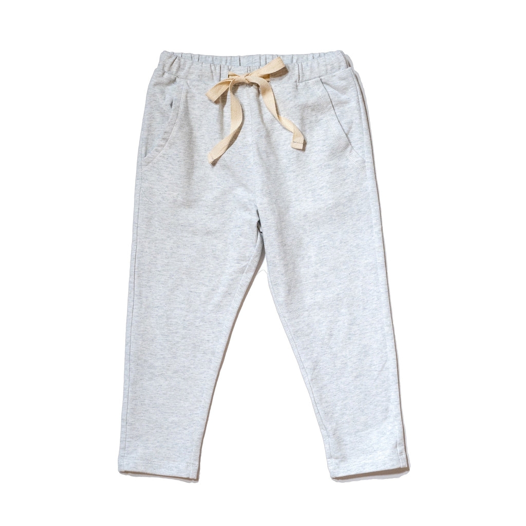 Gender Neutral jogger in stretch cotton terry, soft and stretch, perfect for running around and pair with our gender neutral tee, by Anise & Ava.