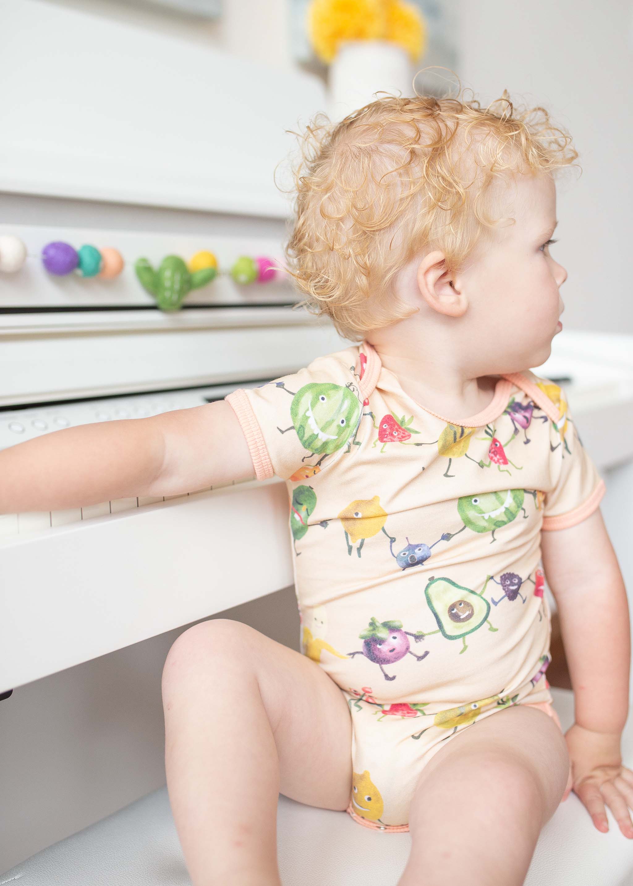 Anise & Ava gender neutral colorful hand drawn art eco friendly printed onto our luxury cotton for your babies. Made to match with siblings of all gender and ages. 